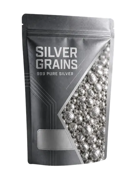 Diamond Palace Pvt. Ltd. silver grains, 999 fine silver, 1 kg pack